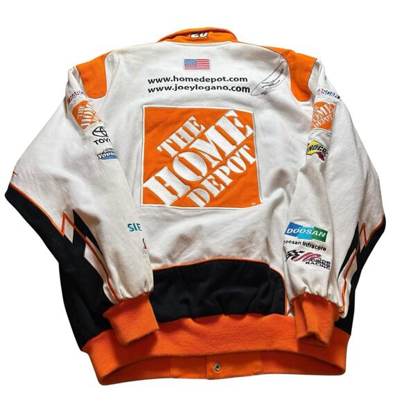 Vintage Nascar Chase Authentics Home Depot Joey Logano Signed Jacket Medium - Picture 6 of 9